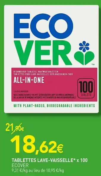 Ecover tablettes lave-vaisselle*
