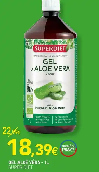 naturéO Super diet gel aloé véra offre