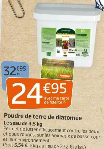 Jardiland Poudre de terre de diatomée offre