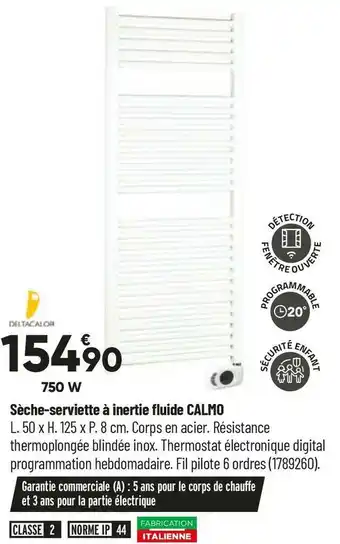 Bricorama Calmo sèche-serviette à inertie fluide offre
