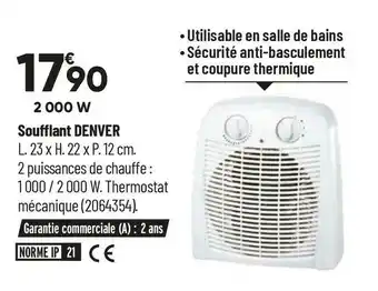 Bricorama Denver soufflant offre