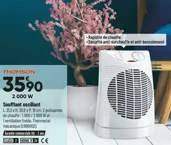 Thomson soufflant oscillant