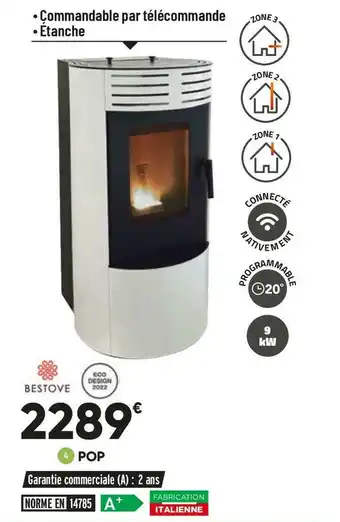 Bricorama Bestove pop offre
