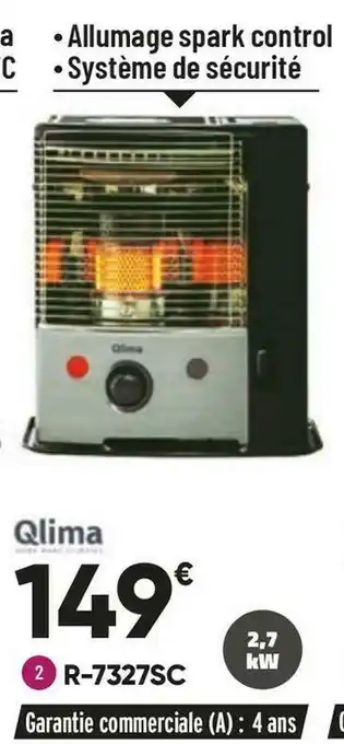 Bricorama Qlima r-7327sc offre