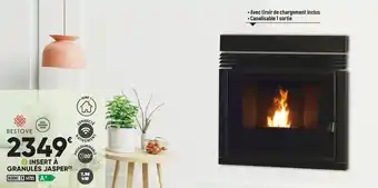 Bricorama Bestove insert à granulés jasper offre