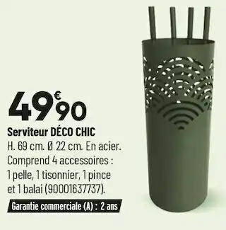 Bricorama Serviteur déco chic offre