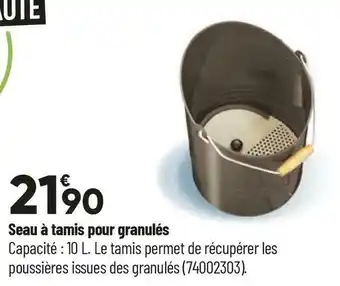 Bricorama Seau à tamis pour granulés offre