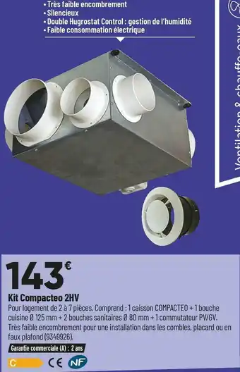 Bricorama Kit compacteo 2hv offre