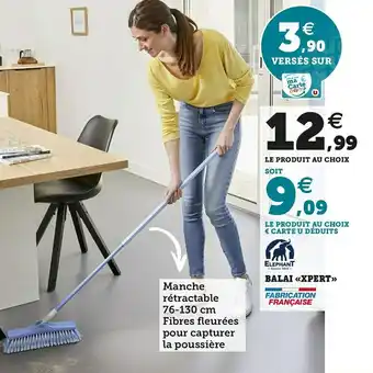 Hyper U Elephant balai «xpert» offre
