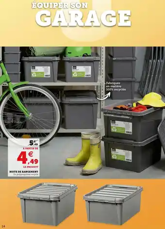 Hyper U Boite de rangement offre