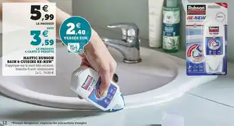 Hyper U Mastic rubson bain & cuisine re-new* offre