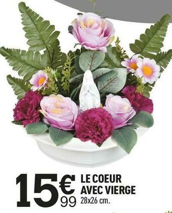 Centrakor Le coeur avec vierge offre