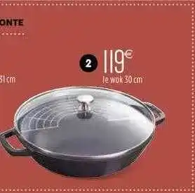 Culinarion Le Wok 30 Cm offre