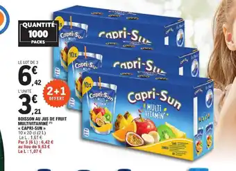E.Leclerc BOISSON AU JUS DE FRUIT offre