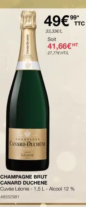 CHAMPAGNE BRUT CANARD DUCHENE