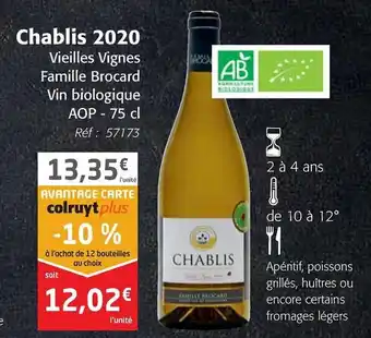 Colruyt Chablis 2020 offre