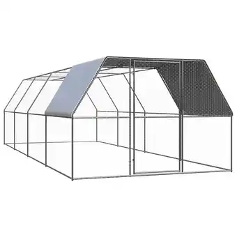 Bricorama Vidaxl poulailler d'extérieur 3x8x2 m acier galvanisé offre
