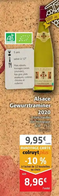 Colruyt Alsace Gewurztraminer offre