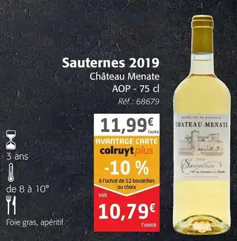 Sauternes 2019