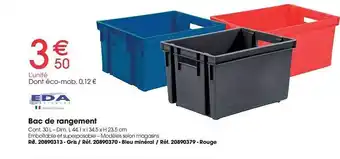 Brico Pro EDA Bac de rangement offre