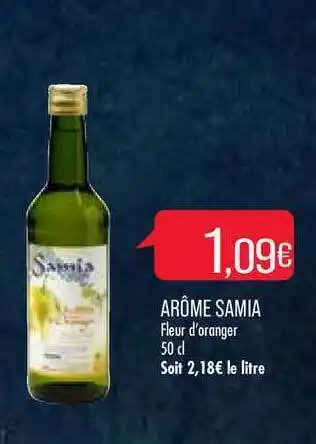 Match Arôme Samia offre