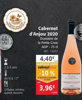 Colruyt Cabernet d'Anjou 2020 offre