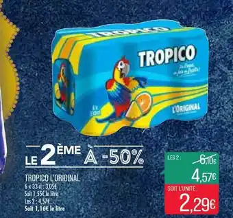 Match Tropico L'original offre