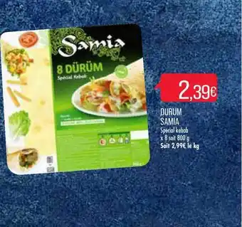 Match Durum Samia offre