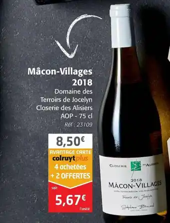 Mâcon-Villages 2018