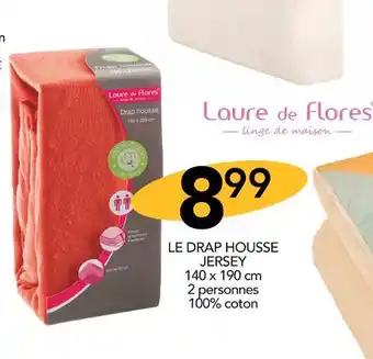 Stokomani Laure de flores le drap housse jersey offre