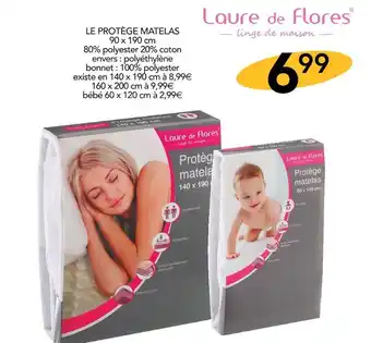 Stokomani Laure de flores le protège matelas offre