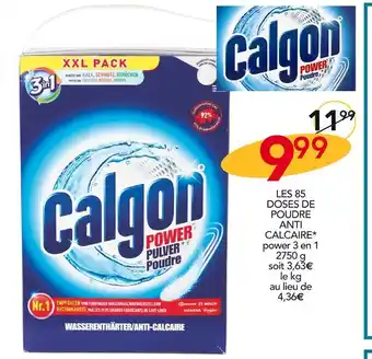 Stokomani Calgon les 85 doses de poudre anti calcaire offre