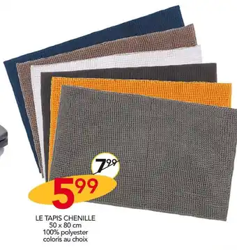 Stokomani Indig eau le tapis chenille offre