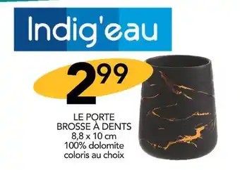Stokomani Indig'eau le porte brosse à dents offre