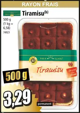 Norma Villa gusto tiramisu offre