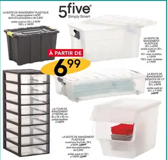 Stokomani 5 five la boite de rangement plastique offre