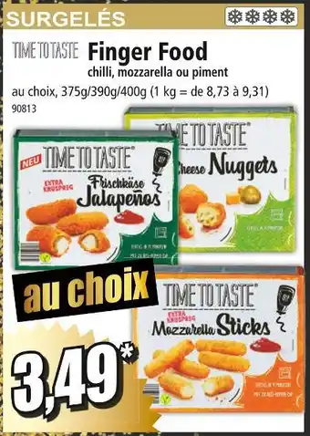 Norma Time to taste finger food offre