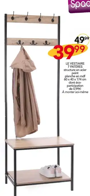 Stokomani Space n box le vestiaire 7 patères offre