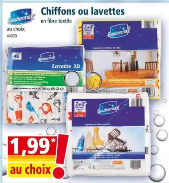 Norma Saubermax chiffons ou lavettes offre