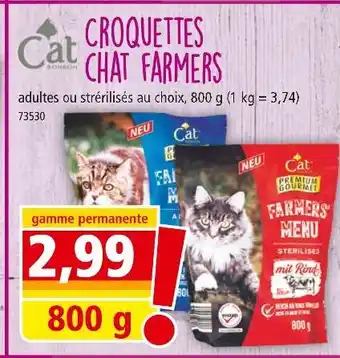 Norma Cat croquettes chat farmers offre