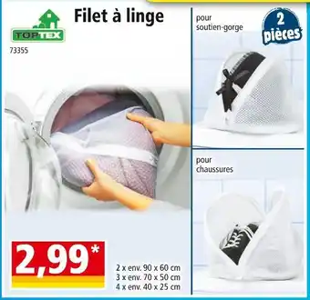 Norma Toptex filet à linge offre