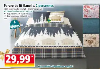 Norma Parure de lit flanelle, 2 personnes offre