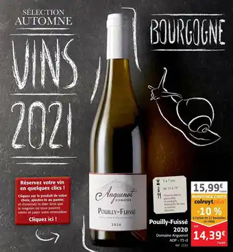 Colruyt Pouilly-Fuissé 2020 offre