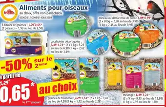 Norma Aliments pour oiseaux offre