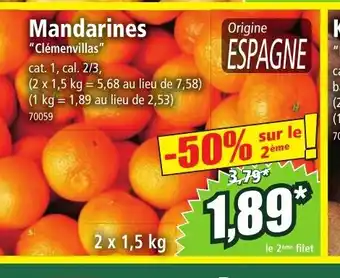 Norma Mandarines offre