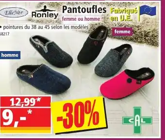 Norma Ronley Pantoufles offre