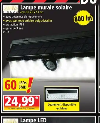 Norma Lampe murale solaire offre