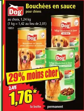 Norma Bouchées en sauce offre