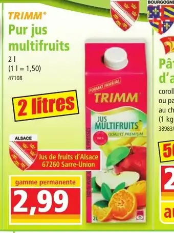 Norma Pur jus multifruits offre