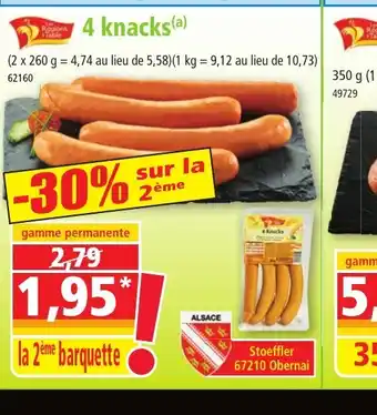 Norma 4 knacks offre